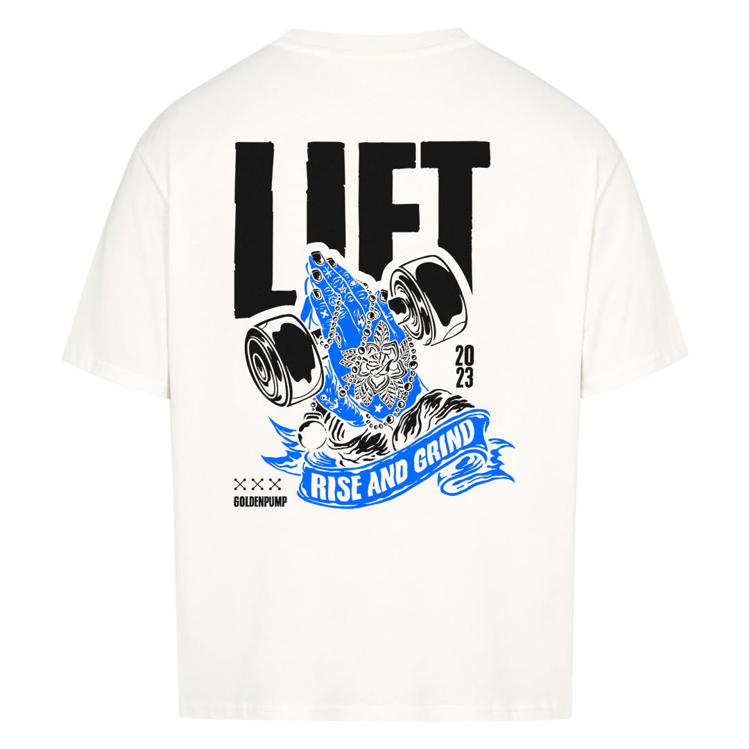Rise and grind (Backprint) Oversized Shirt
