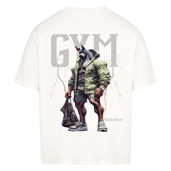 Gym-dog (Backprint) Oversized Shirt