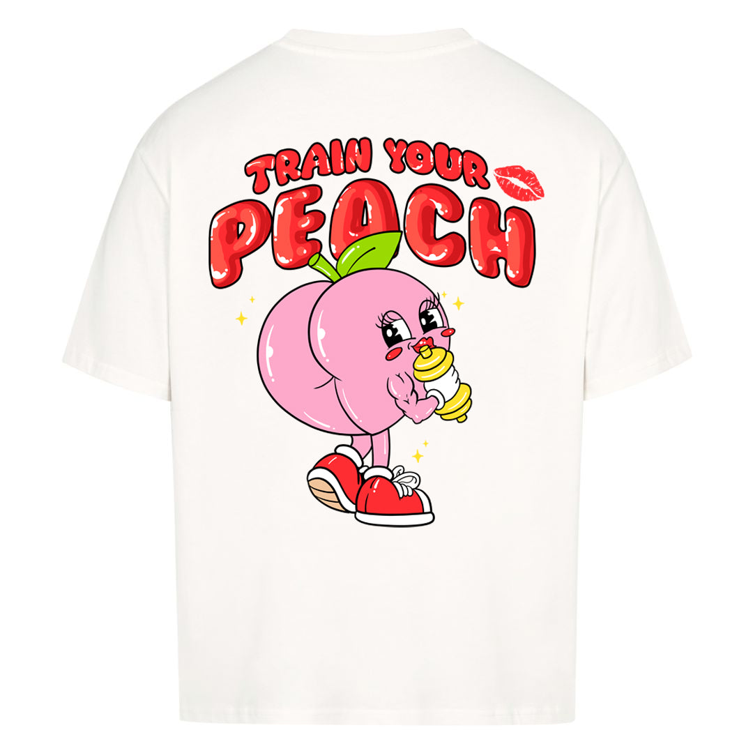 Train je Peach Oversized (Backprint) Shirt