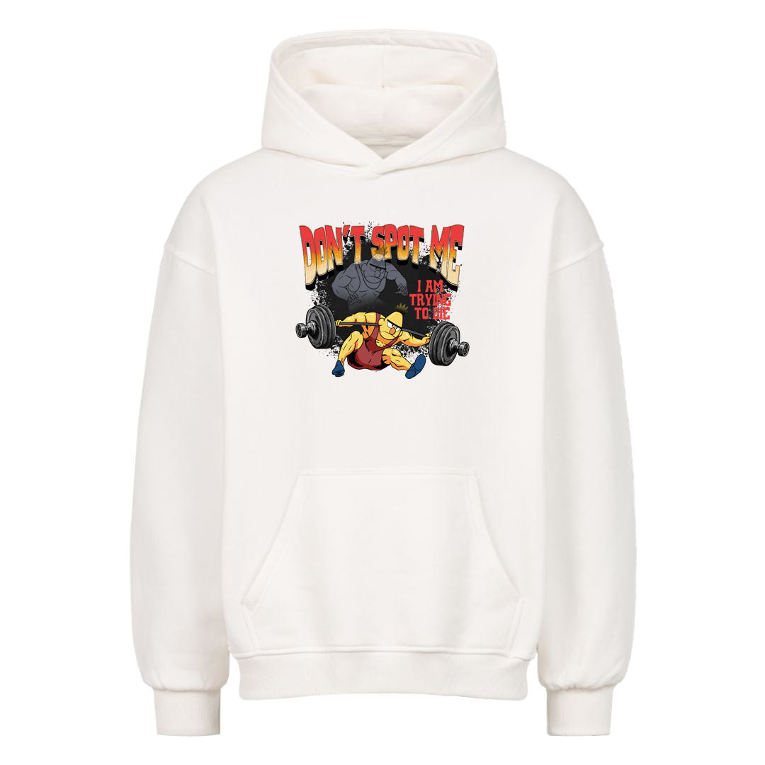 Felpa con cappuccio oversize Don't Spot Me