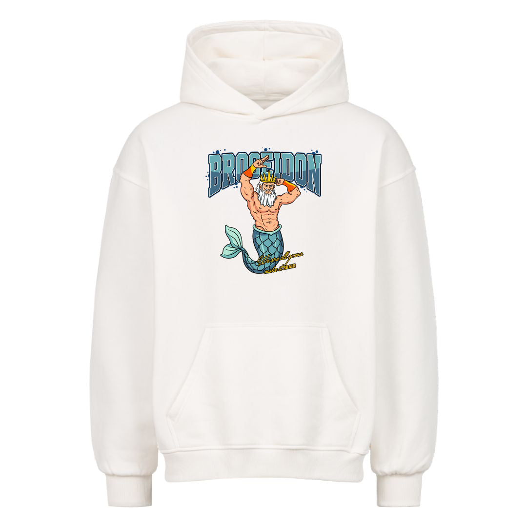 Felpa oversize con cappuccio Broseidon