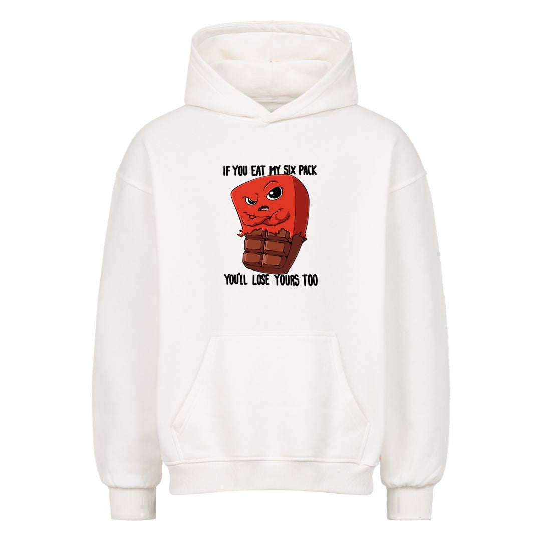 Eat my six pack Oversized Hoodie