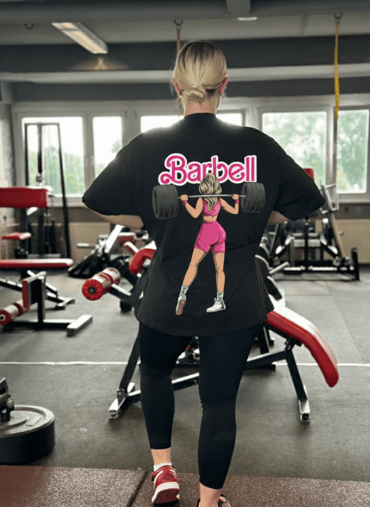 Barbell (Backprint) Oversized Shirt