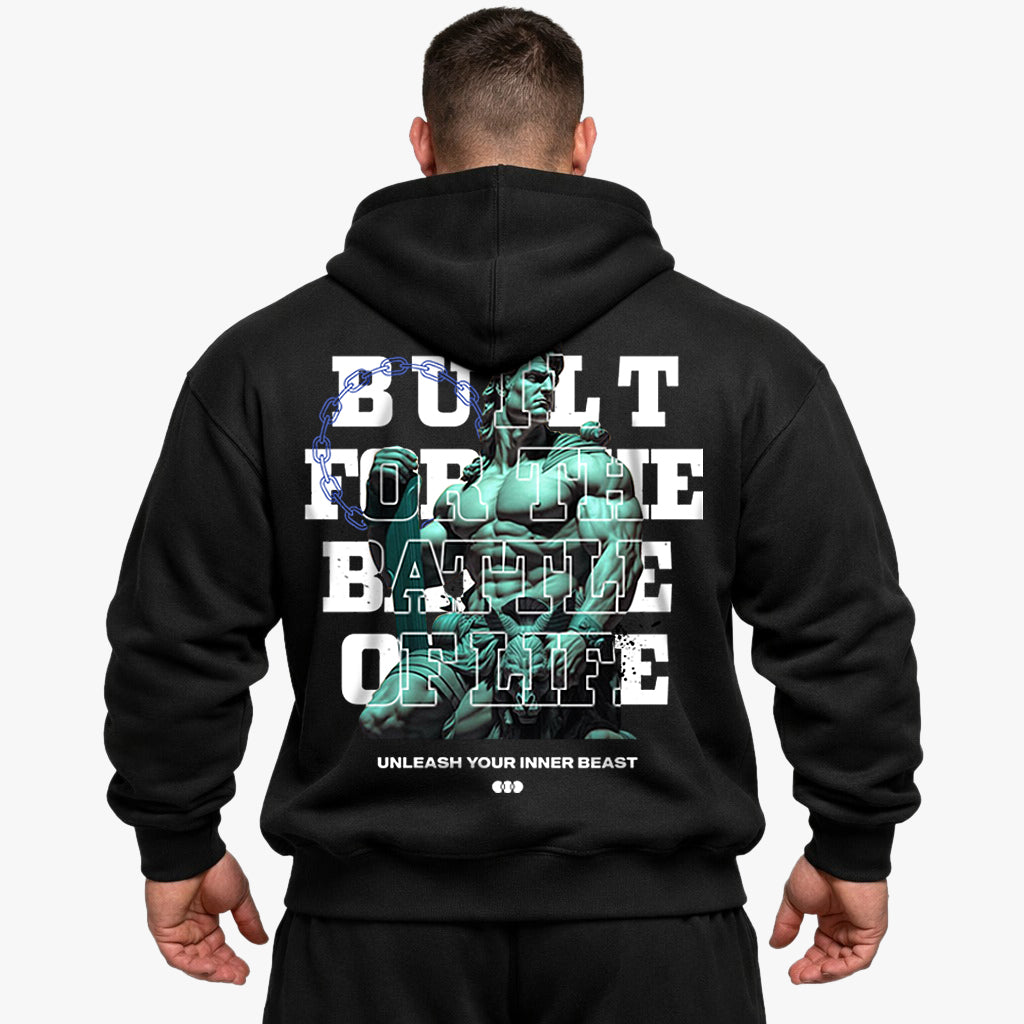 Battle of life Oversized Hoodie