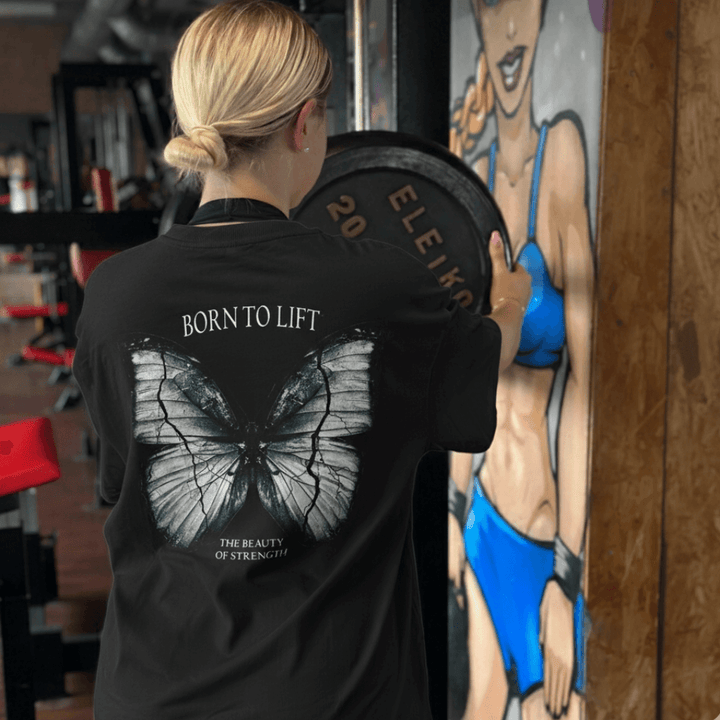 Born to lift (Backprint) Oversize Blast