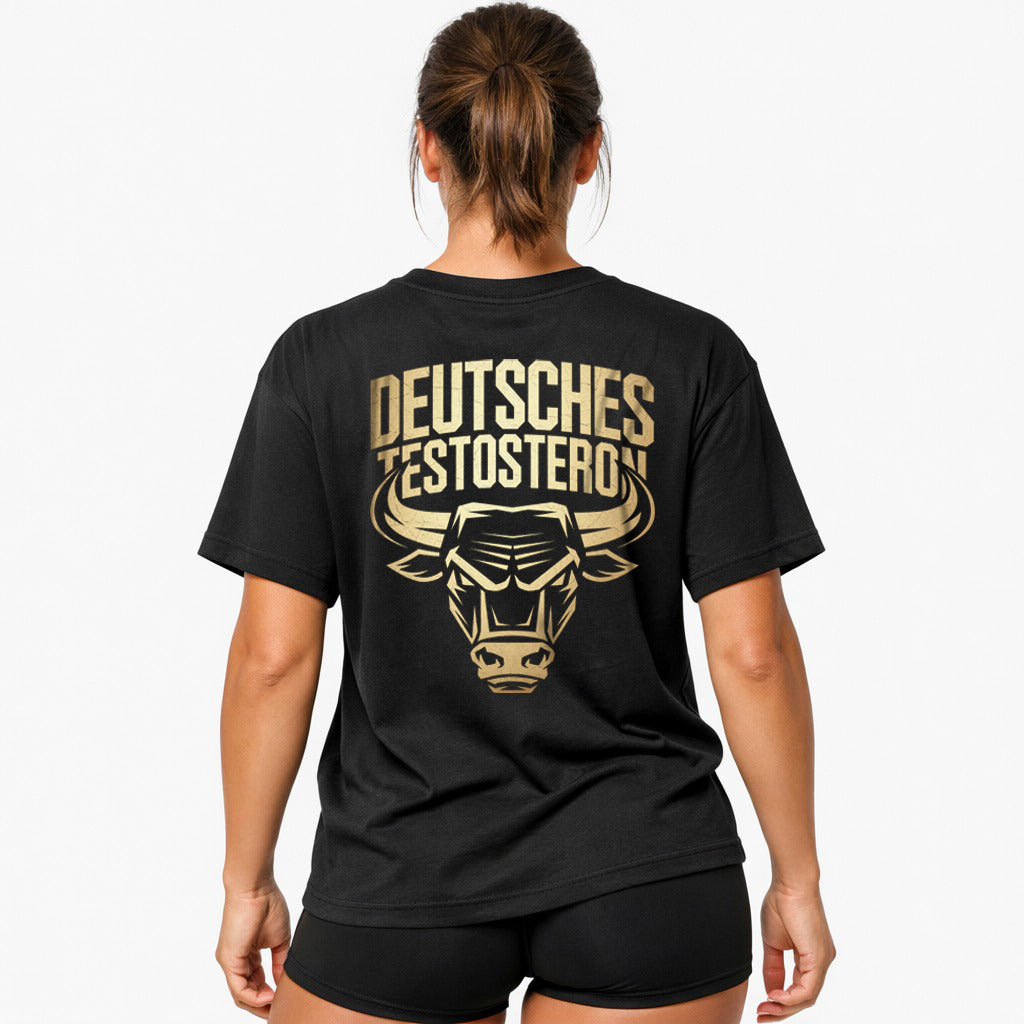 Deutsches Testo Oversized (Backprint) Shirt