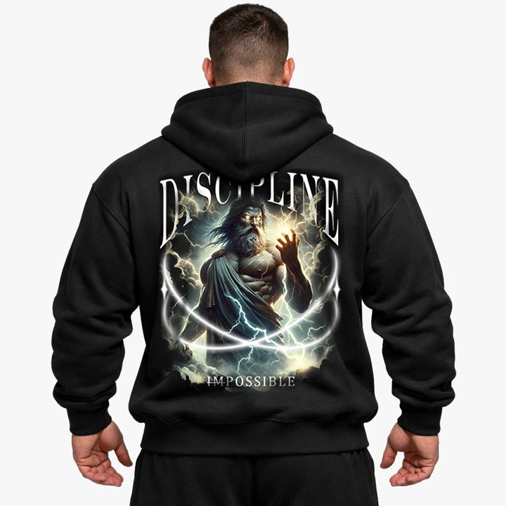 Discipline (backprint) Oversized Hoodie