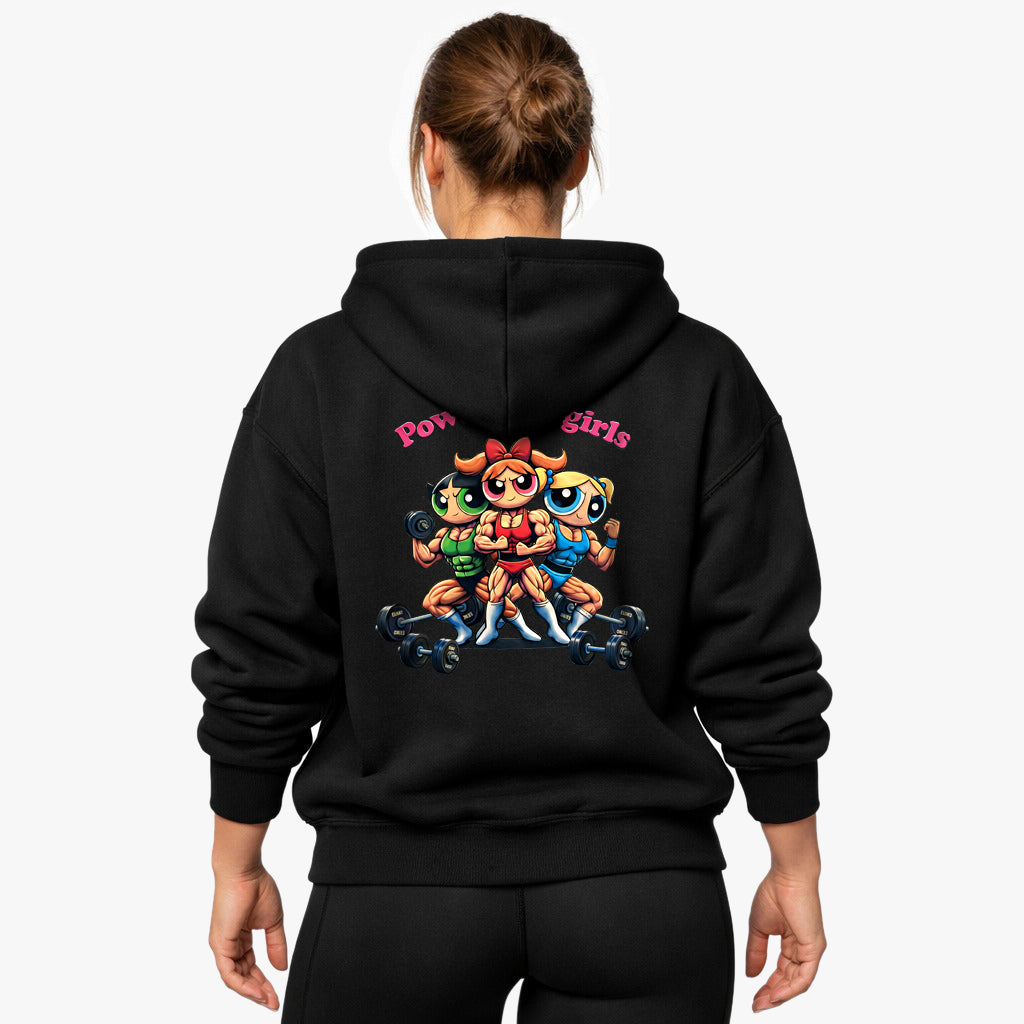 Powerbuff Girls (Backprint) Oversized Hoodie