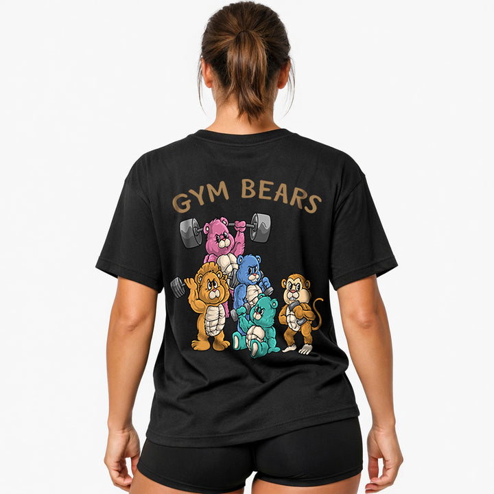 Gym Bears (Backprint) Oversized Shirt
