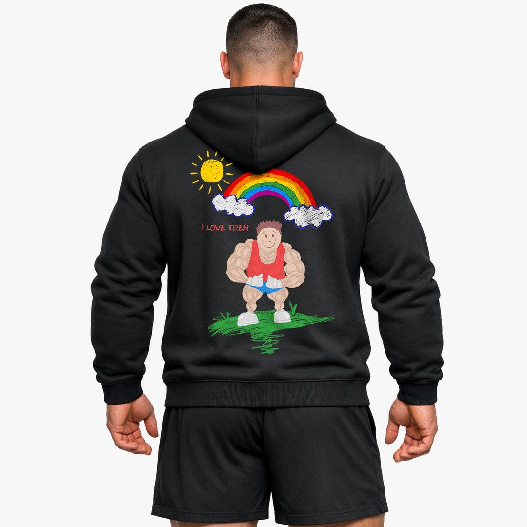 I Love Tren (Backprint) Hoodie