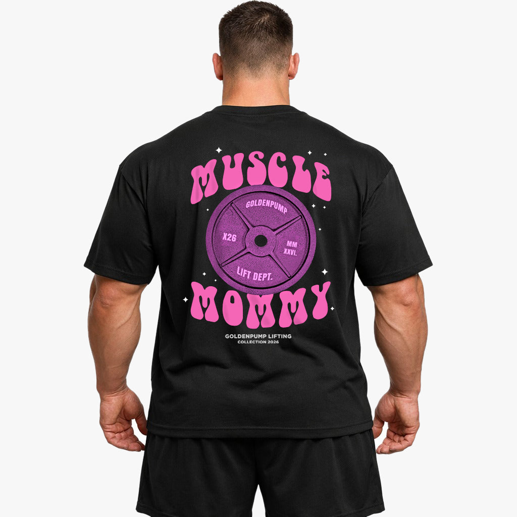 Muscle Mommy (Backprint) Oversized Shirt