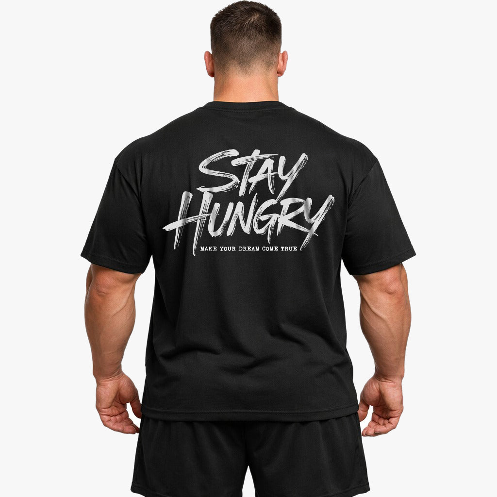 Stay Hungry (Backprint) Oversized Shirt