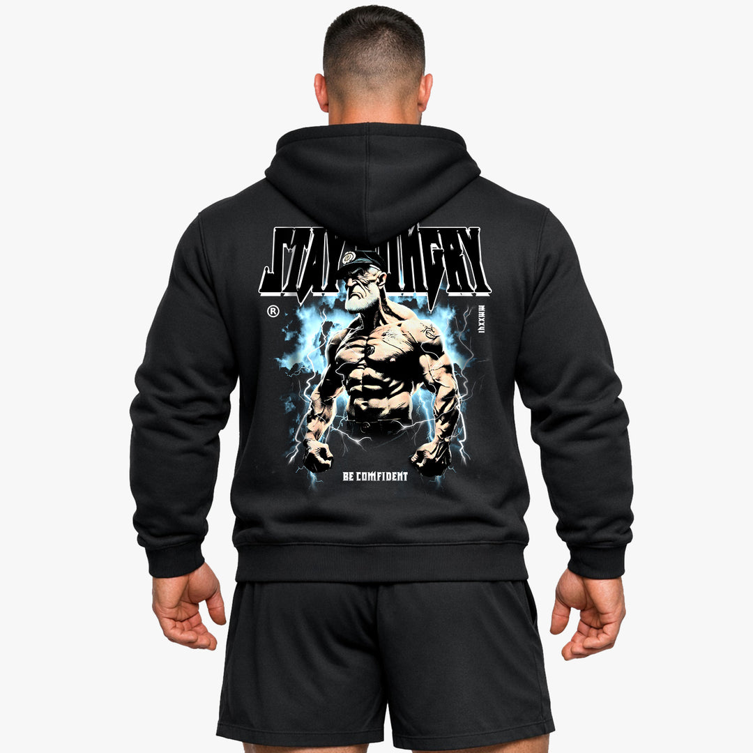 Sudadera con capucha Stay Hungry (espalda)