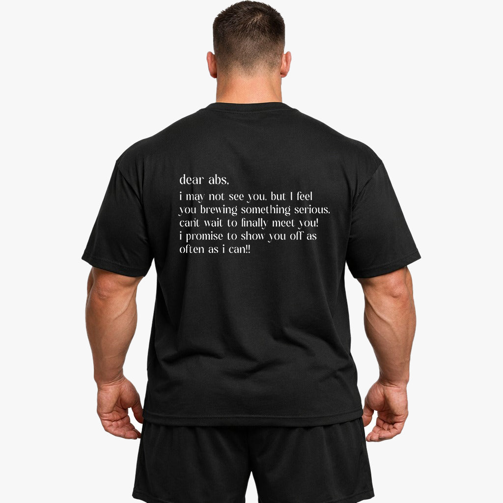 dear abs (Backprint) Oversized Shirt