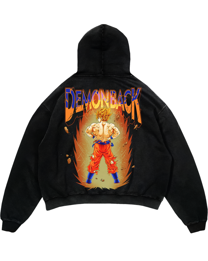 Demon Back (Backprint) Oversized Hoodie