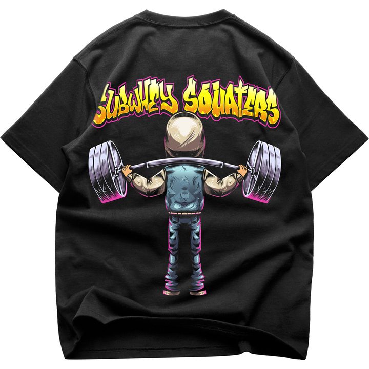 Subwhey Squaters (Backprint) Oversized Shirt