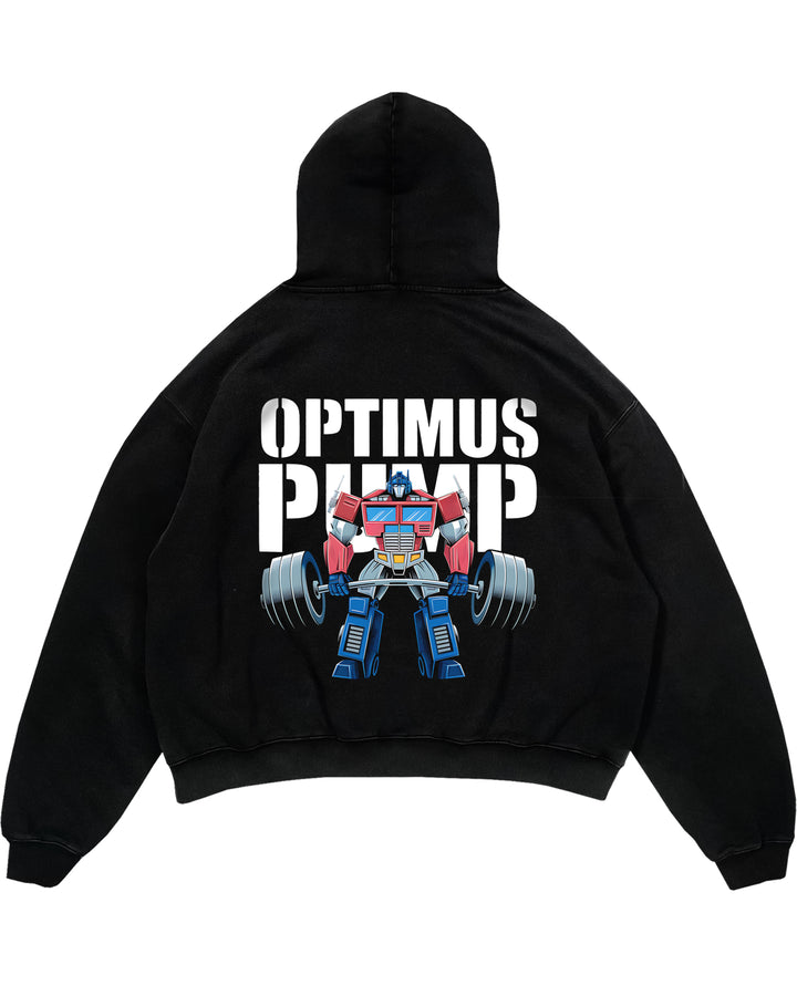 Optimus Pump oversized hoodie (rugafdruk).